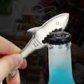 Metal Shark Bottle Opener Keychain Beer Opener Soda Drink Starter Portable Mini Bottle Opener Birthday Father's Day Gifts. 