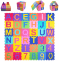 ABC Toy Block Mat Alphabets And Numbers Early Learning (36 Pieces 7 x 7 Cm/piece) ABC & 123 - Kids Block Mat Alphabets - Abc Toy Block Mat Alphabets And Numbers Early Learning - Puzzle Mat For Kids Abc - 36 Pieces 7 x 7 Cm/piece Kids Learning. 