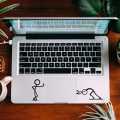 1Pc Funny Matchstick Men Trackpad Laptop Sticker universal size Touchpad Decal. 