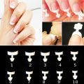 100 pcs/10 sizes Natural French Acrylic Nails. 