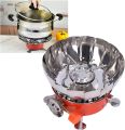 Foldable camping stove, windproof ultra-light camping outdoor mini gas stove portable for camping outdoor.. 