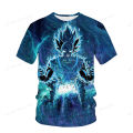 dragon ball Boy T-shirt 3D Anime Cartoon Printed Tshirt Goku Image Short Sleeve Casual Comfortable Top Comprehend Sport Shirts. 