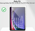 Samsung Galaxy Tab S7 Plus S8 Plus S9 Plus Screen Glass Protector For Samsung Galaxy Tab S7 Plus S8 Plus S9 Plus 12.4 Inch 2020 Tempered Glass. 