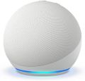 Amazon Echo Dot (5th Gen) with clock • Compact smart speaker with Alexa and enhanced LED display for at-a-glance clock, timers, weather, and more • Cloud Blue. 