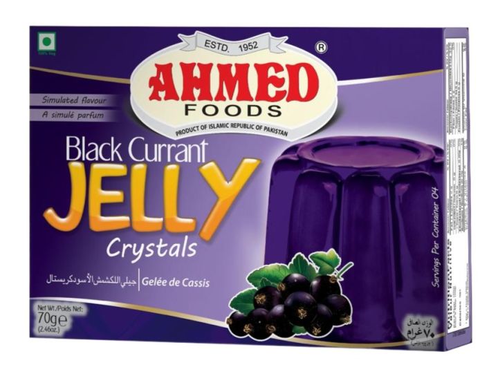Ahmed Black Currant Jelly Crystals 70gm