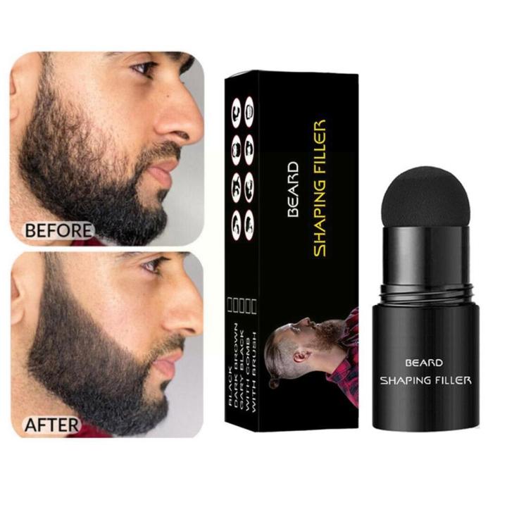 Dye Hair/Beard Filling Stick Repair Scatters Waterproof Dye Beard Men Enhancer Hair Brush Mustache Fill Care Moustache Pen D1U4
