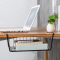 Multi-Purpose Metal Hanging Under Shelf Storage Basket Holder Drawer Organizer Wrap Rack Shelving For Kitchen. 