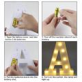 Light Up Letters,Alphabet LED Letter Lights Warm White Night Light Letters for Home Party Bar Wedding Festival Decorative (1 Piece) A TO Z  ALPHABET IS  AVAILABLE. 