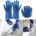 Magic Dish washing Gloves with Scrubber, Silicone Cleaning Reusable Scrub Gloves for Wash Dish Kitchen Bathroom. 