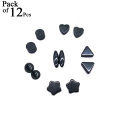 Buzzing Magnet Set Toys Pack of 02/ 06/ 12 Pcs Heart, Egg, Oval, Triangle, Ball, Star Round Shape Magnets. 