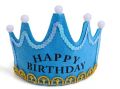 Birthday caps, LED caps, LED crown caps for a birthday, LED Fabric Crown Birthday Hats for Children, Birthday accessories, LED Light Up Birthday Hat Happy Birthday Crown Cap Headband For Birthday Party Decoration. KS. 