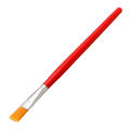 Artistic Paint Brush / Flat Brush / Imported Paint Brush (6 Pc Set) Art # SS -6pcs-RED-FB. 