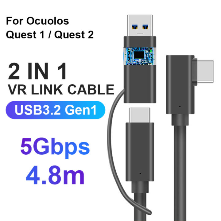 Quest Charger Cable 5M Charging Cable Data Line For Oculus Quest