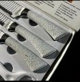 Imported Knife Set 6 Piece Zepter with Leather Handle. 