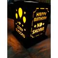Customized Wooden Jambo Size LED Lamp Box with LED Fitted  Jambo Size. 