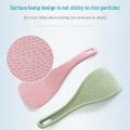 Wheat Straw Rice Spoon Electric Rice Cooker Rice Spoon Plastic Non-stick Rice Spoon Rice Shovel Household Kitchen Supplies 1Pcs. 