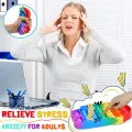 New Reusable Amazing sound Baby Poppet Fidget Sensory Toy Push Squeeze Poppet baby bubble fidget popit Stress Reliase Silicon toy Children Training Board Game Toys Rainbow Unicorn Toys for Kids. 