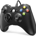YAEYE Wired Controller for Xbox 360, Game Controller for 360 with Dual-Vibration Turbo Compatible with Xbox 360/360 Slim and PC Windows 7,8,10,11. 