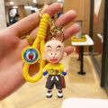 Creative Cartoon Anime Dragon Ball Hand Rope Keychain Trendy Blind Box Doll Backpack Pendant Sun Wukong Small Gift. 