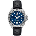 Tag Heuer Formula 1 Black Rubber Strap  Blue Dial Quartz Watch for Gents - WAZ1118FT8023. 