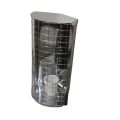 Street Light Bulb Cover (Stainless Steel)-Size (6" x 8")-Silver Color-Bulb Holder Equipped. 