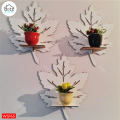 Dotz Brand Leaf Wall Shelf, Candle Flower Holder, Wall Decoration Items, Floating Wall Shelves. 