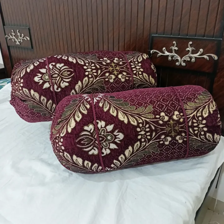 Luxury%202pc%20Gao%20Takia/%20Pillow%20Cover%20,%20Stuff%20Soft%20Velvet%20jucard%20%202%20Gol%20Takiya%20%20Cover%20-%20Image%203