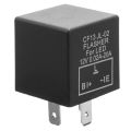 2PC 12V 3Pin Car Flasher Relay CF13 JL-02 Fix LED Light Turn Signal Indicator Hyper Flash. 