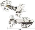 Pack of 10 Soft Close Hinges Stainless Steel 110 Degree Cabinet Cupboard Wardrobe Door Inset Mounting, Soft Closing Mechanism. 
