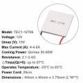 Thermoelectric Cooler Peltier Module TEC1-12706 12VDC 6A Cooling Refrigeration Plate. 