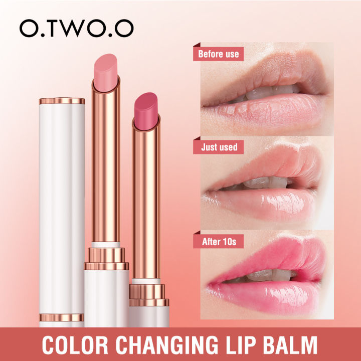 O.TWO.O Soothing Color Changing Lip Balm Moisturizing Moisturizing Lipstick Lip Care Color Changing Lip Balm SC052