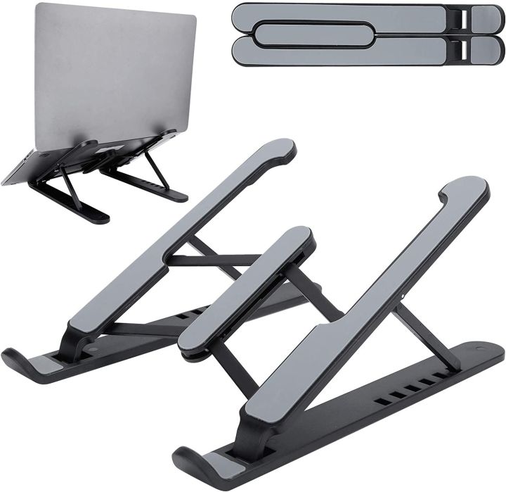 Notebook Bracket,  Laptop Cooling Notebook Stand, Multi Position Foldable Bracket for Used as Laptop Cooling Pads and Tabs