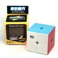 Qiyi Rubik's Cube 2x2 | Stickerless | Best Quality Fast Magic Cube Speed Cube | Puzzle Toys For Kids. 