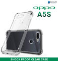 Oppo A5S Back Cover Transparent Soft Silicone Crystal Clear Case For Oppo A5S. 