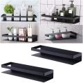 Pack of 2 Washroom Accessories Storage Bathroom Metal  Wall mount Shelf Rack Organiser. 