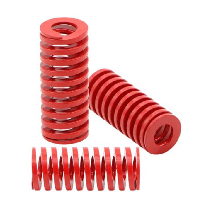1 Pcs Spiral Stamping Compression Die Spring Medium Load Die Mold Springs Red Compression Spring Outer Dia 20mm length 40mm