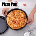 Round Shape Non Stick Pizza Pans Carbon Steel Baking Roasting Mold Pans 9,10,11 or 12 inches Pizza Trays. 