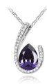 Austria Crystal Tear water czech AAAA+ rhinestones Necklace  Pendant charms fashion Jewelry sets dropshipping. 