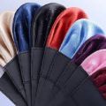 Pack of 1 Pre Folded Ready Made Satin Men's Women Coat Pocket Square (Romal) Necktie On Card Bouquet - Assorted Woven Men's Pocket Square Handkerchief. 