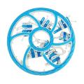 Round Cloth Hanger 32 clips, For Drying Clothes Cloth Socks Hanky Drying Hanger Baby clothes hanger with clips - Hanger for Baby Clothes Highest Quality Kids Hangers Note random color will be deliver. 
