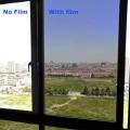 black tinted / silver tinted / looking glass paper/ glass paper / window and door glass film / self adhesive glass paper. 