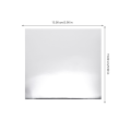 25 Pcs Acrylic Mirror Sticker for Craft Square Mirrors Wall Mini Door Tile Small Crafts. 