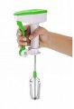 Semi-automatic Mixer Egg Beater Manual Self Turning Stainless Steel Whisk Hand Blender Egg Cream, Easy flow blender 5x faster. 