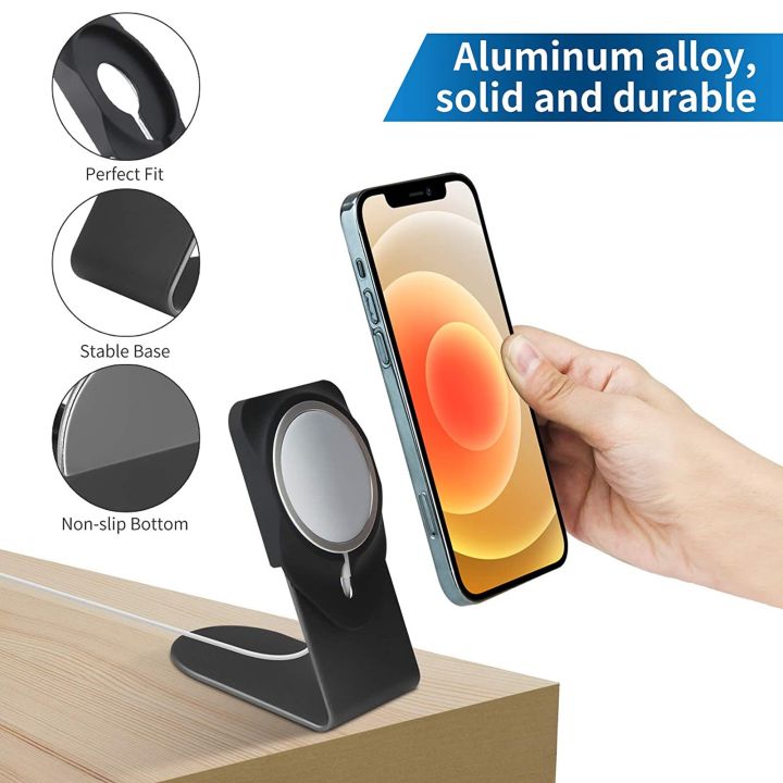 HOCE MagSafe Charger Holder For IPhone 12 13 14 15 16 Pro Max Mini 14 15 16 Plus Magsafe Desk Power Base Holder For Magsafe Stand Accessories Wireless Magnetic Phone Charger Stand Holder