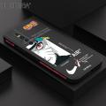 Hontinga for Tecno Camon 15 Premier / Camon 15 Pro Back Cover New Anime Naruto Side Design Case Square Edge Liquid Silicone Phone Case. 