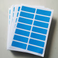 168pcs 38x13mm 6 Colors Glossy Paper Label Stickers for Office Work School Home Art Decoration File Classification Writable Tag. 