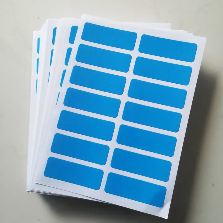 168pcs%2038x13mm%206%20Colors%20Glossy%20Paper%20Label%20Stickers%20for%20Office%20Work%20School%20Home%20Art%20Decoration%20File%20Classification%20Writable%20Tag%20-%20Image%209