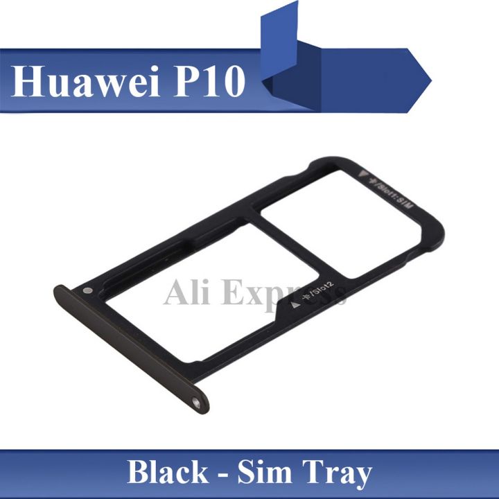 Huawei P10 SIM Tray Sim Jacket Sim Slot Sim Door For Huawei P10 - Black