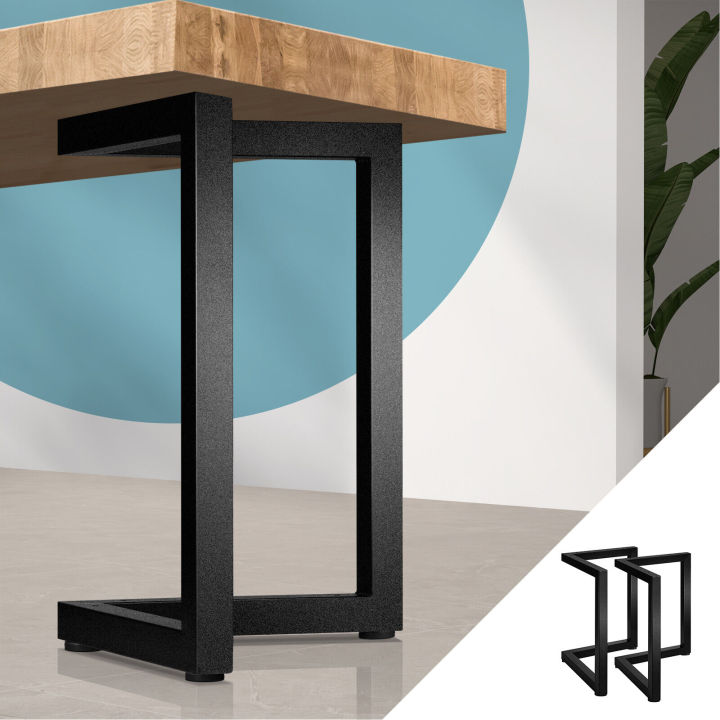 V Shape 2X Coffee Dining Table Legs Bench Steel Metal Industrial Look Use for every purpose