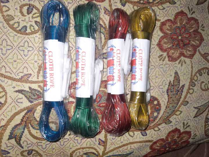 Strong and Heavy Duty Wet Cloth Laundry Rope PVC Coated Unbreakable And ...